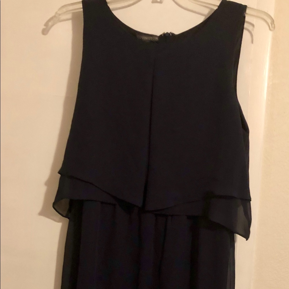 Navy Blue Blazer Covington Dress Size L NWT